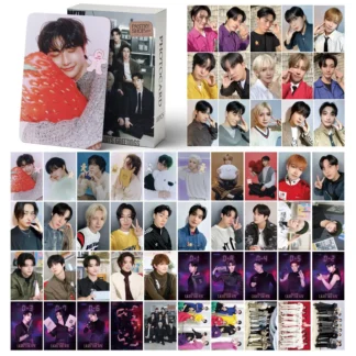 55 unids/set ATEEZ 2026 SEASON'S GREETINGS lomo Star Photocards foto Lomo tarjetas colección de Fans tarjetas impresas