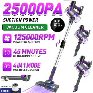 KOVOKI 25Kpa 210W aspiradora inalámbrica coche 40 minutos electrodoméstico batería extraíble inalámbrica nuevo motor sin escobil