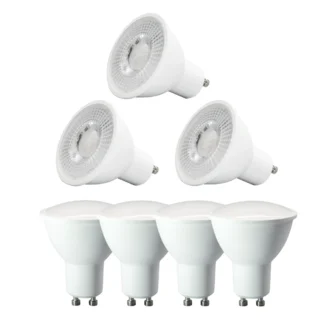 8 Uds GU10 0-100% lámparas de atenuación foco Led regulable AC 220V lámparas 3W 5W 7W 9W iluminación fría de luz diurna para decoración del hogar