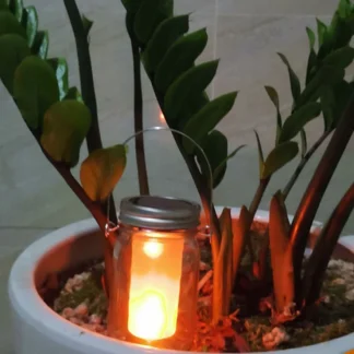 Lámpara colgante de parque al aire libre con carga Solar, luz de ambiente, lámpara colgante para patio, LED, color blanco, 1 ud.