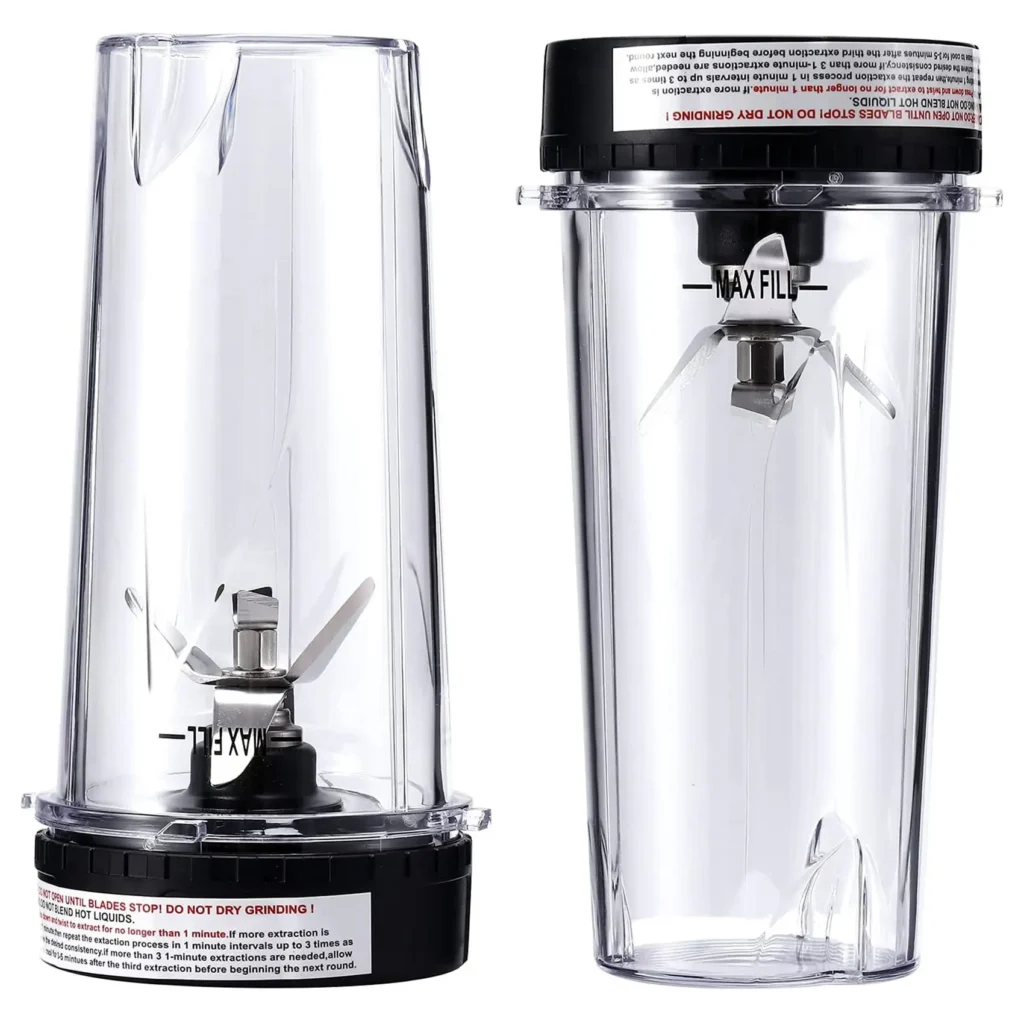 Piezas de Repuesto de licuadora Compatible con Nutri Ninja, accesorios de cuchilla extractora de 5 aletas para Ninja QB3000/QB3000SSW