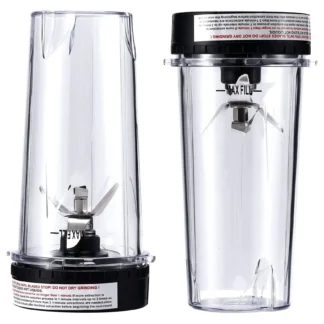 Piezas de Repuesto de licuadora Compatible con Nutri Ninja, accesorios de cuchilla extractora de 5 aletas para Ninja QB3000/QB3000SSW