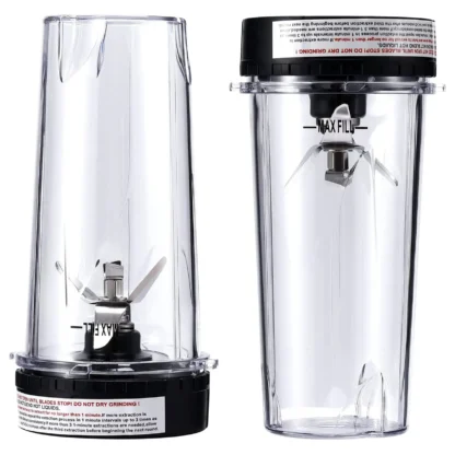Piezas de Repuesto de licuadora Compatible con Nutri Ninja, accesorios de cuchilla extractora de 5 aletas para Ninja QB3000/QB3000SSW