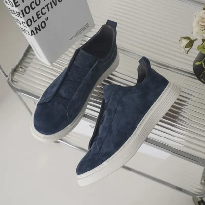 Zapatos deportivos de lujo hechos a mano, regalo de vacaciones, zapatillas informales, transpirables, planos, para senderismo, antideslizantes, para ciclismo al aire libre