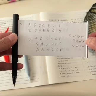 Bolígrafo invisible retráctil de 1 pieza, fácil de usar, una herramienta de escritura de información secreta con exámenes y notas