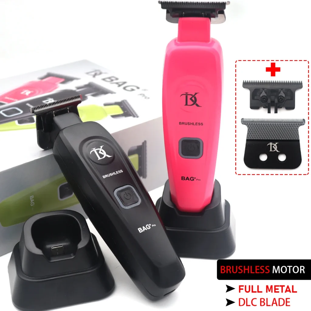DKBAG DK-078-BLDC nueva cortadora de pelo profesional ultrafina "0 paso de dientes" esculpida 7200RPM carga de alta calidad