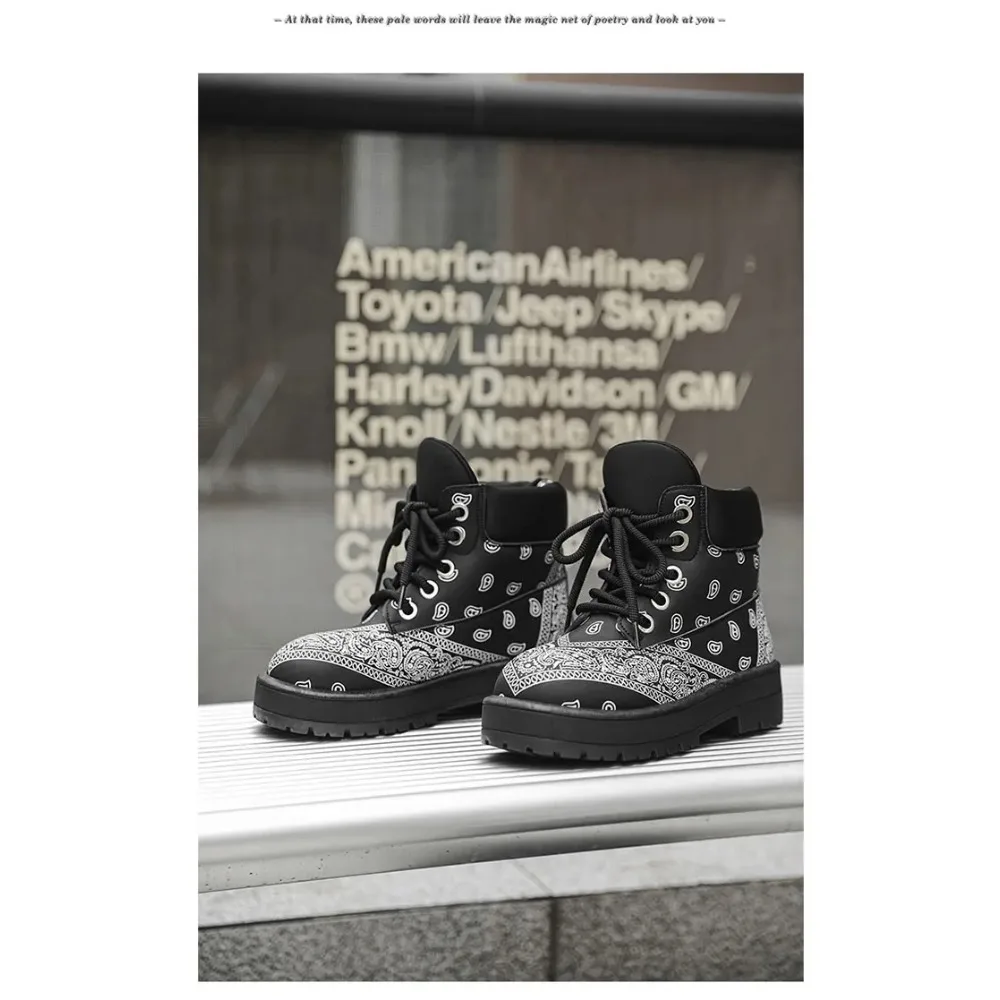 Botas de marca para hombre, botines Unisex de estilo británico, botas de moto de lujo a la moda para hombre, zapatos de cuero de alta calidad, nuevas botas para mujer