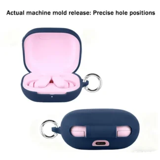 Para Powerbeats Fit funda protectora para auriculares funda de silicona suave para auriculares bolsa y funda antideslizante carga anticaída E7P6