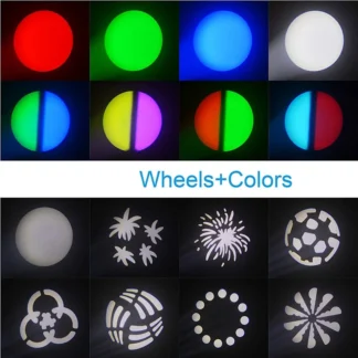 【Superdeals】foco con cabezal móvil, fuente LED de 60W, iluminación de escenario para fiesta, discoteca, actuación, Bar, evento, baile, evento de boda, duradero