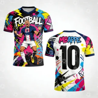 25-26 Mbappe Fan camiseta de fútbol conmemorativa otoño deportes ocio secado rápido camiseta para hombres ropa para niños camiseta Y2k mujer