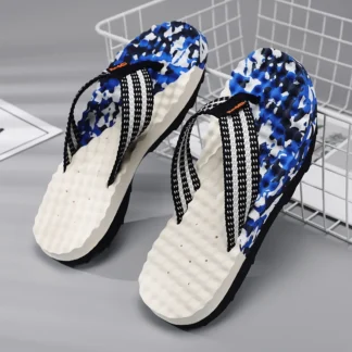 Chanclas extragrandes para hombre talla 46 47 Sandalias de verano informales cómodas y transpirables