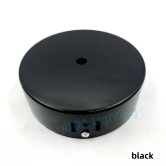 Base de lámpara de techo con dosel, disco de placa de techo engrosado y de altura, disco de baja presión que acomoda las unidades, rosa de techo