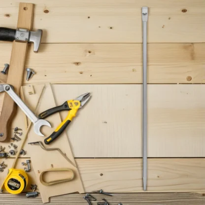 Varilla de puesta a tierra galvanizada puntiaguda de 19,65 pulgadas para una puesta a tierra eléctrica confiable en generadores, vallas, platos satelitales eficientes