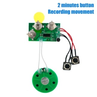 Chip de tarjeta de felicitación DIY, módulo de Chip de sonido de voz grabable de 120 segundos, Chip de tarjeta de felicitación grabable, módulo de voz grabable