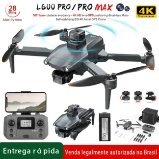 L600 Pro MAX /L600 PRO Drone 4K Cámara HD Profesional Gimbal de 3 Ejes GPS Dron 360 ° Evitar obstáculos 5G WIFI RC Quadcopter Toys
