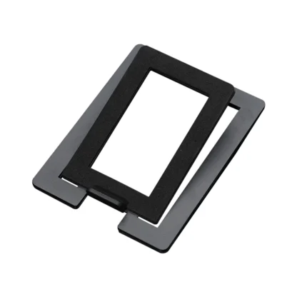 Soportes para altavoces de escritorio de acero al carbono para altavoces de ordenador de sobremesa, calidad de sonido mejorada y absorción de impactos