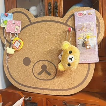 Tablero de exhibición de pines en forma de oso, tablero de goma de nube de 0,5 pulgadas de espesor, tablón de anuncios montado en la pared para oficina, tablero de letras, 1/2 Uds.