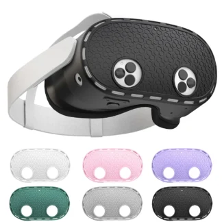 Funda protectora de silicona VR Compatible con accesorios Meta Quest 3S, protección integral para VR