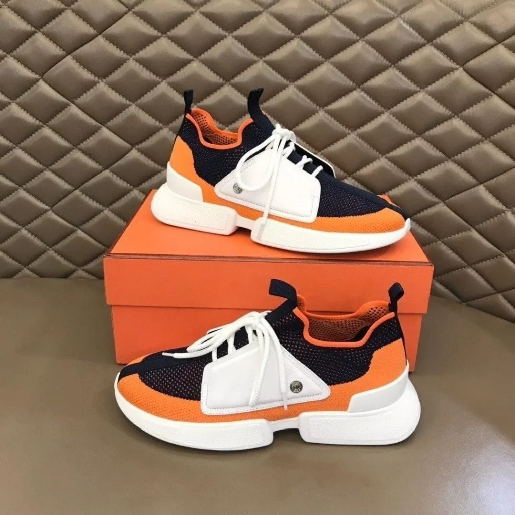 Nuevo 2025 zapatillas de deporte informales, zapatillas ligeras de cuero Unisex para correr, zapatos blancos de moda de lujo, zapatos transpirables antideslizantes
