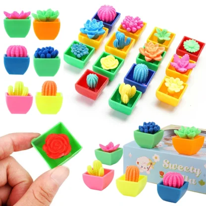 10/20 piezas planta absorbente de agua flor maceta adornos creativos magia creciente ornamento suculento recompensas regalos para la clase escolar ZYF