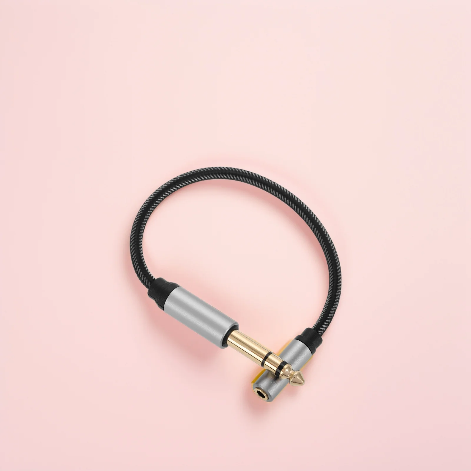 Cable de extensión para auriculares, adaptador de Audio macho a hembra de 6,35 Mm a 3,5 Mm para teléfonos, tabletas, ordenadores, producción de música en estudio