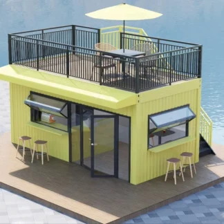 Casa de contenedor 2 3 dormitorios Villa móvil de lujo Hotel 40FT 20FT Casa expandible modular prefabricada