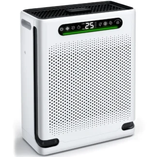 Purificador de aire HEPA para habitaciones grandes de hasta 2600 pies, filtro lavable, pantalla de calidad del aire, potente modo Turbo para humo, polvo y mascotas