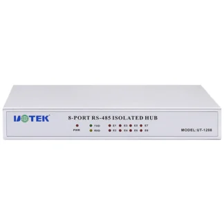 UOTEK RS-232 de grado Industrial RS232 RS-485 a 8 puertos RS485 Hub con aislamiento optoelectrónico asíncrono medio dúplex UT-1208