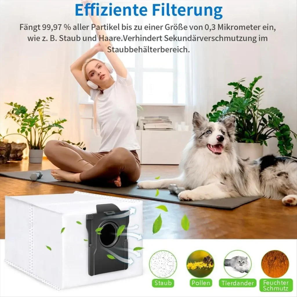 Para A230F 14 Uds bolsas de polvo piezas de repuesto para D10 Plus Gen 2 accesorios de vacío bolsas de recolección de basura