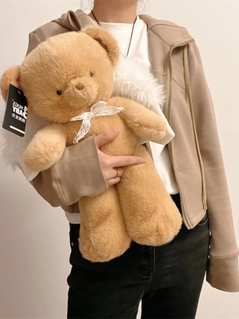 Oso de Peluche con Alas, Muñeco de Peluche de Ángel Bebé, Regalo de Cumpleaños, Oso de Peluche Suave, Juguete para Niños de T...