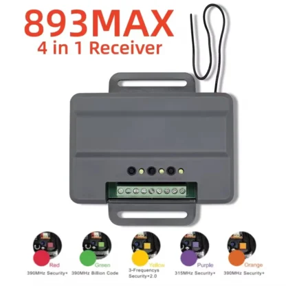 Receptor de abridor de puerta de garaje - Modelos 850LM 312HM 412HM 423LM 893max 891LM, compatible con abridores habituales de 1993