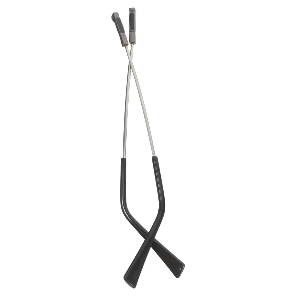 1 par de patillas de gafas universales de repuesto, patillas de montura de gafas de Metal, duraderas, antideslizantes, elegantes, galvanizadas