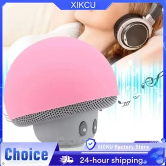 XIKCU Altavoz tipo seta Bluetooth resistente al agua se puede utilizar como soporte para teléfono móvil adecuado para fiestas familiares y fiestas pequeñas