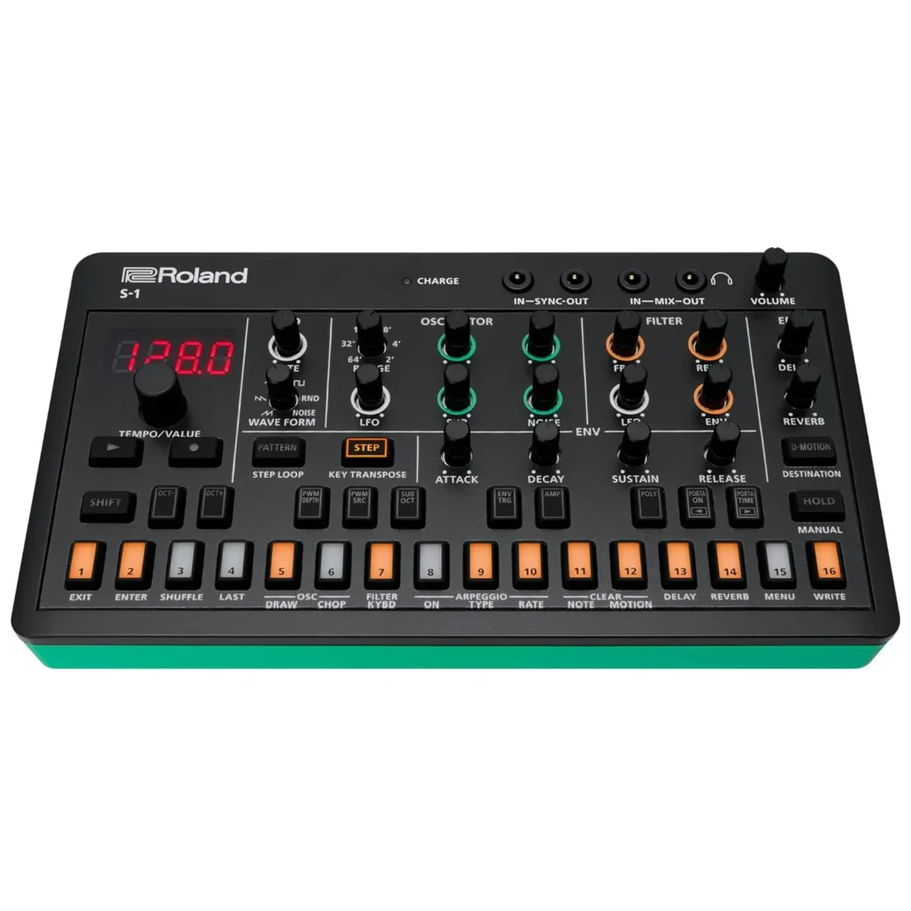 Micro poliesínico ultraportátil con herramientas avanzadas de control de sonido para creación musical