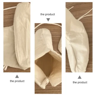 Botas de lluvia con cordones de algodón puro, cubierta para pies, absorbente del sudor, a prueba de humedad, transpirable, para adultos, hombres y mujeres, 26Cm, 1 par