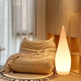 Lámpara de pie impermeable para exteriores, diseño creativo de gota de agua para centro comercial, Hotel, patio, Villa, parque, decoración