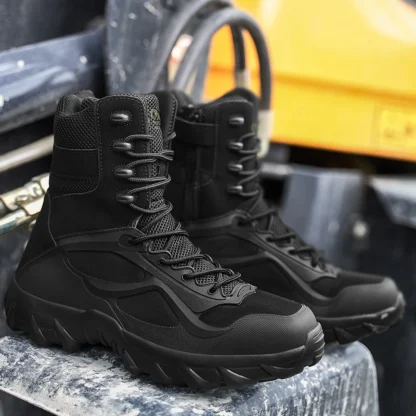 Zapatos de Hombre, botas tácticas, botas de campo de fuerzas especiales para Hombre, Zapatillas ligeras antideslizantes para exteriores, botas de motocicleta para Hombre