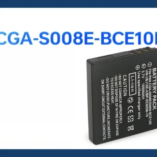 10 Uds 1000mAh CGA-S008E/BCE10E/DB-70/BP-DC6 batería para cámara Digital Panasonic-protección de sobrecarga de iones de litio recargable