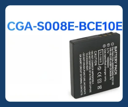 10 Uds 1000mAh CGA-S008E/BCE10E/DB-70/BP-DC6 batería para cámara Digital Panasonic-protección de sobrecarga de iones de litio recargable