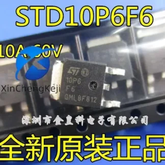 20 piezas original nuevo STD10P6F6 TO-252 MOS FET 10A 60V P Canal D10P6F6