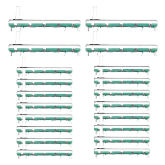 【A43M】 20 piezas 75Mm Behringer Mixer Fader B10K lote de potenciómetro de deslizamiento recto doble