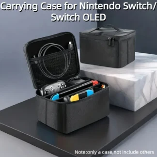 Adecuado para Switch OLED /Lite bolsa de almacenamiento de viaje, caja de protección de accesorios Host, caja de interruptor portátil, compartimento desmontable
