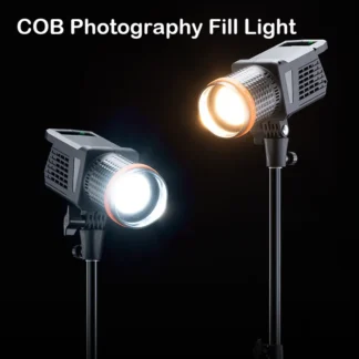 Lámpara LED de 40W, foco de luz de fotografía de 3000k-6000k, filtro de 4 colores, luz de vídeo para cabello para retrato, Flash, accesorios de estudio Youtu