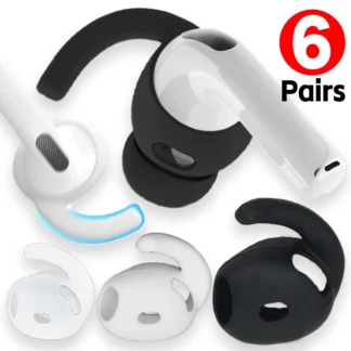 6-1 pares de almohadillas de silicona para AirPods Pro3, protege los auriculares, almohadillas protectoras, antideslizantes, para Airpods Pro 3