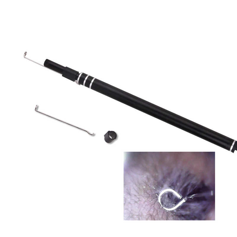 5,5mm 3 en 1 WIFI Earpick endoscopio HD limpiador de auriculares para Android ISO PC otoscopio de eliminación de cera de oídos