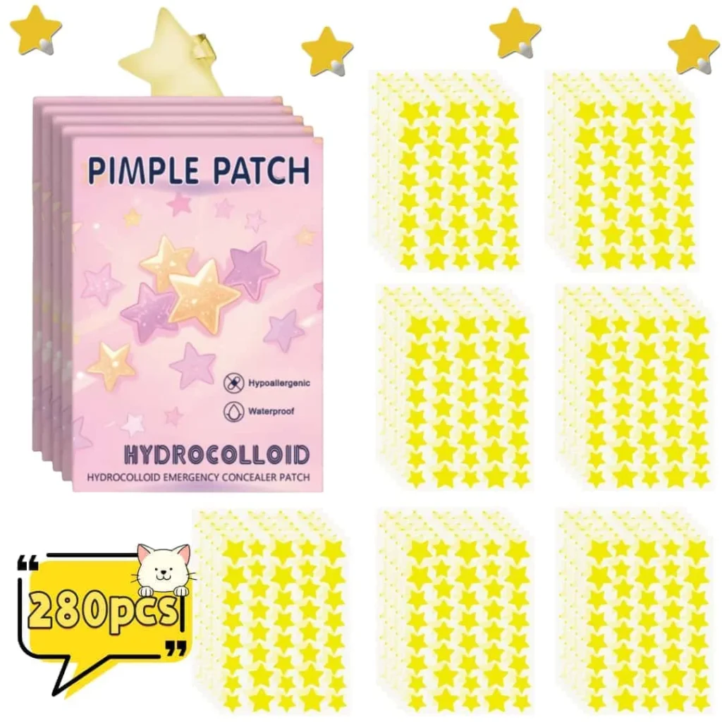 Piezas de parches multicolores para el acné, parches para el acné facial, parches corrector para el acné y parches para espinillas, ultrafinos