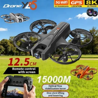 Nuevo YL05 Mini Drone 5G GPS profesional 8K HD fotografía aérea Control remoto avión HD Cámara Dual Quadcopter niño juguetes regalo