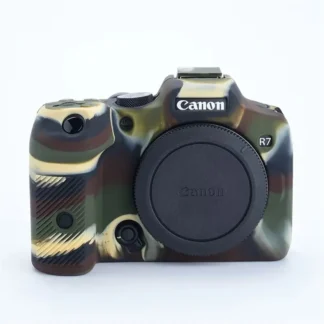 Funda para cuerpo de cámara Canon EOS R10 R7 RP R6 R 7D 77D 600D 650D 700D armadura de silicona suave cubierta a prueba de golpes