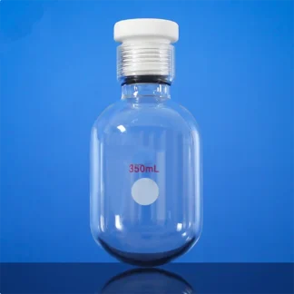 Botella resistente a la presión de paredes gruesas, tapón de PTFE, tubo resistente a la presión con tapa de tornillo, hidrólisis sellada de 75ml, 100ml, 150ml y 350ml