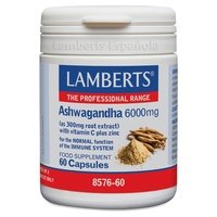 3 x Ashwagandha 6000 mg 60 cápsulas - Lamberts